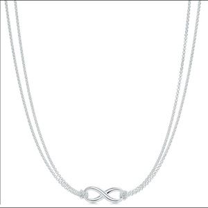 Tiffany & Co Infinity Necklace in Sterling Silver
